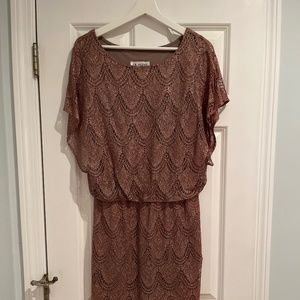 Crochet Glitter Fringe Dress - J.R. Nites by Carol Lin